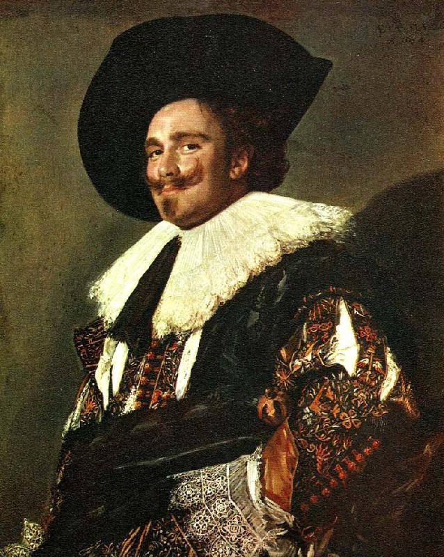 Frans Hals den leende kavaljeren oil painting picture